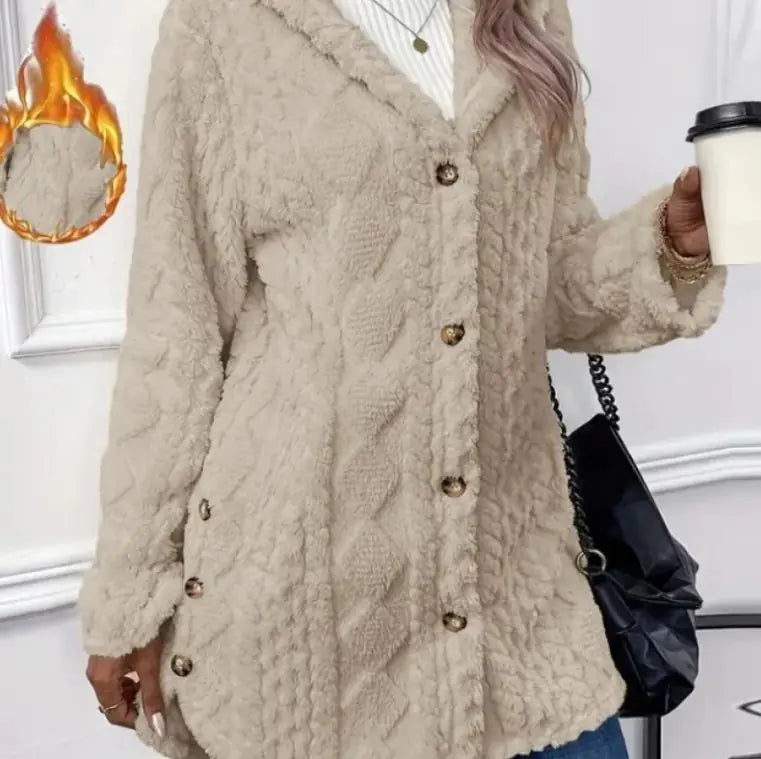 Hooded Winter Cardigan Coat