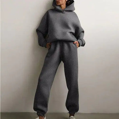 Essential Winter Hoodie Sweat Two-Piece-Set