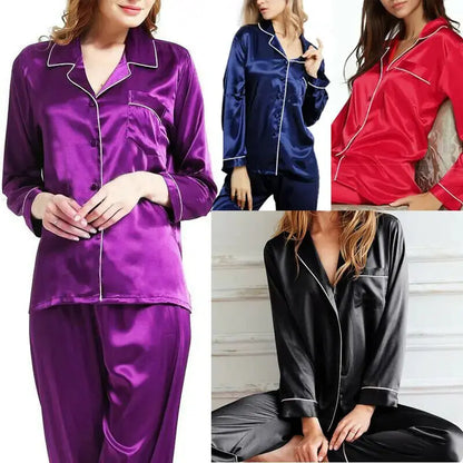 Chic Satin Women's Lounge Set