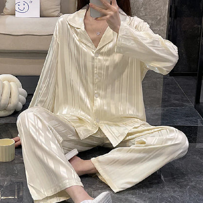 Elegant Silk Women's Pajama Set