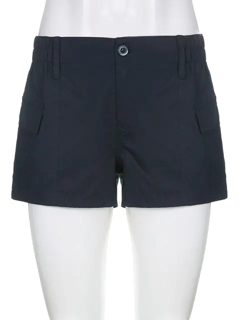 Rapcopter Y2K Cargo Shorts for Women