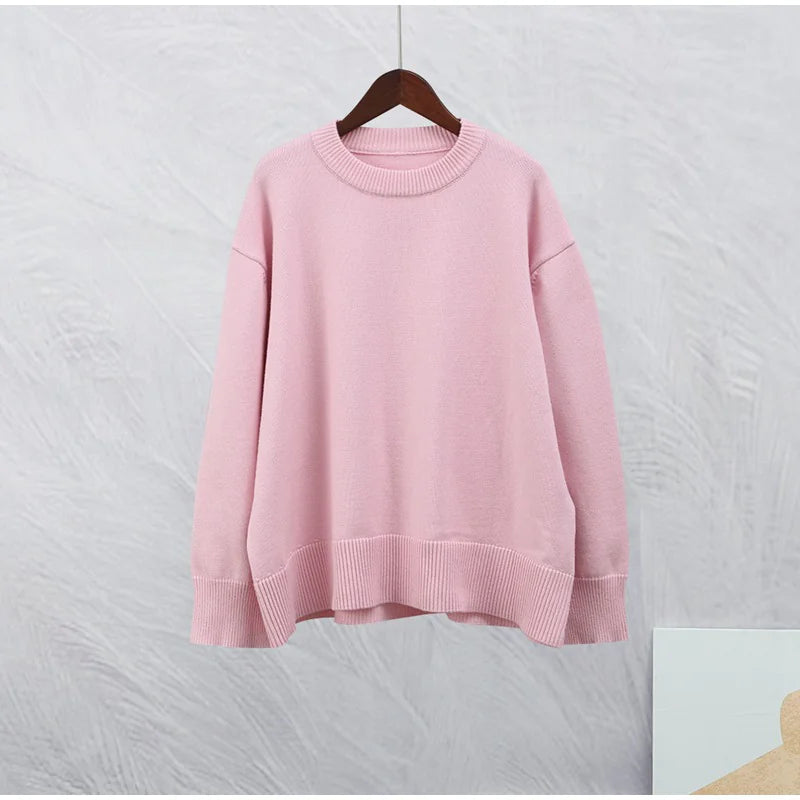 Loose Long-sleeved Pullover For Women