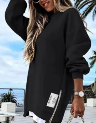 Winter Sweatshirt Dress for Women