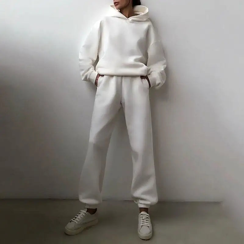 Essential Winter Hoodie Sweat Two-Piece-Set