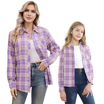 Casual Plaid Button-Down Shirts