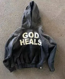 Oversized Vintage Faith Hoodie