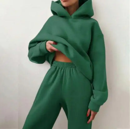 Essential Winter Hoodie Sweat Two-Piece-Set