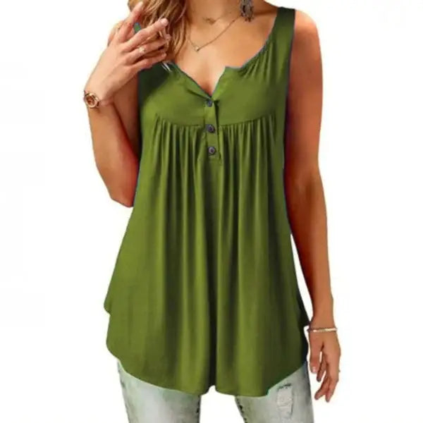 Casual Women Tank Tops Solid Color