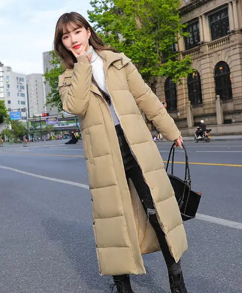 Women Long Cotton Coat