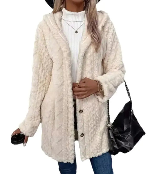 Hooded Winter Cardigan Coat