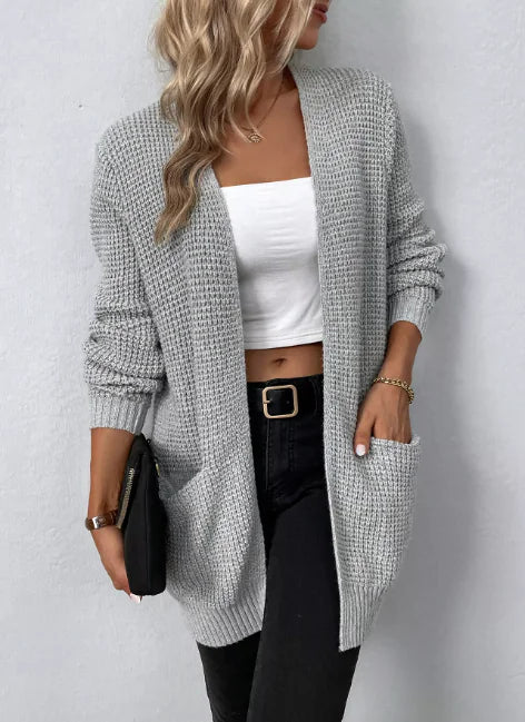 Seasonal Chic Women's Knit Cardigan