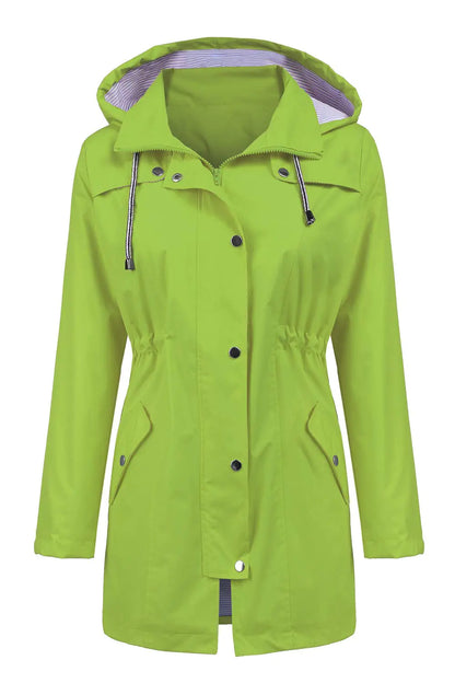 LOMON Waterproof Women's Hooded Trench Coat