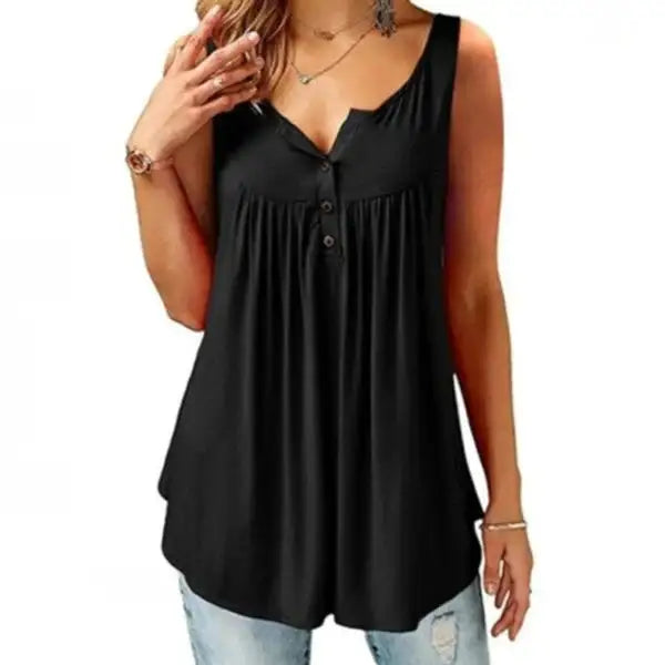 Casual Women Tank Tops Solid Color