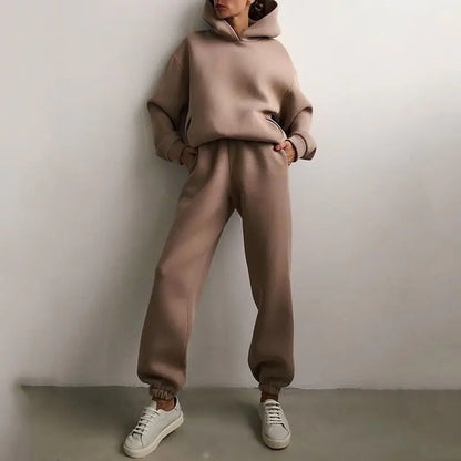 Essential Winter Hoodie Sweat Two-Piece-Set