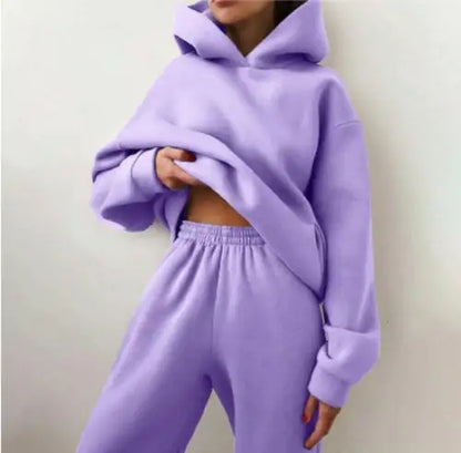 Essential Winter Hoodie Sweat Two-Piece-Set