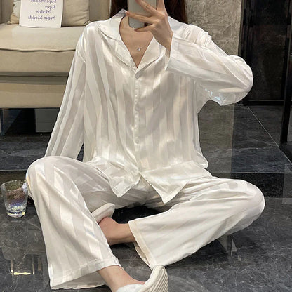 Elegant Silk Women's Pajama Set