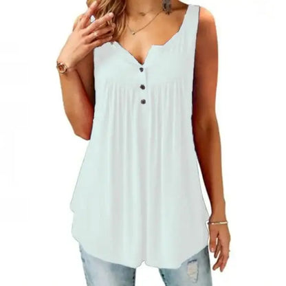 Casual Women Tank Tops Solid Color