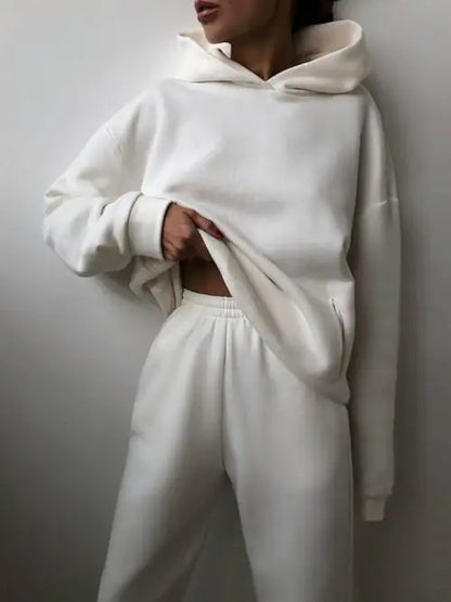 Essential Winter Hoodie Sweat Two-Piece-Set