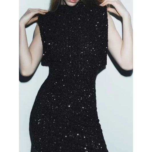 Sequins Mini Party Dress